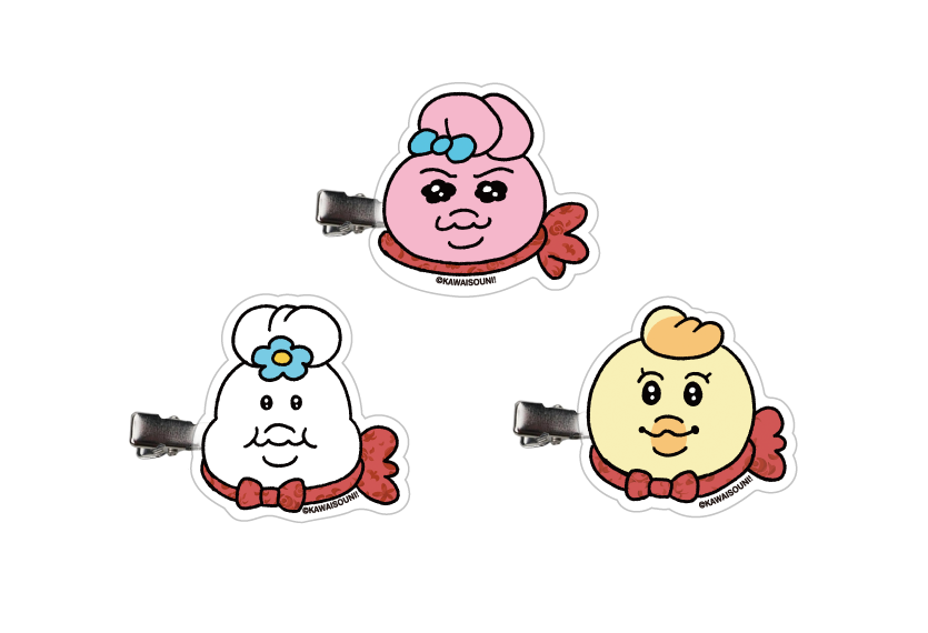 アクリルヘアクリップ